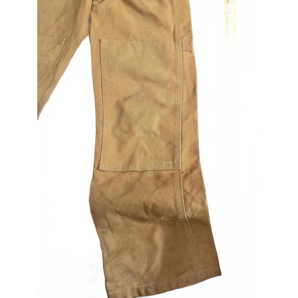 Carhartt Classic Brown Double Knee Work Overalls - 28x32 - Picture 6 of 8